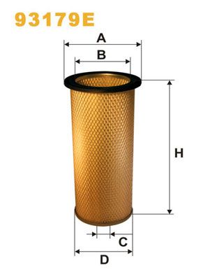 WIX FILTERS Sekundārā gaisa filtrs 93179E